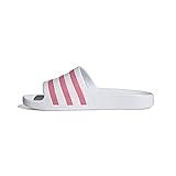 adidas Adilette Aqua, Slides Mujer, Blanco (Ftwr White/Rose Tone/Ftwr White), 37 EU