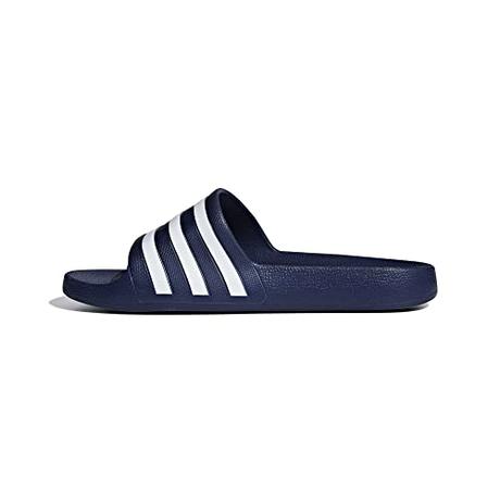 adidas Adilette Aqua, Slides Unisex adulto, Azul (Dark Blue/Ftwr White/Dark Blue), 40.5 EU