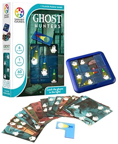 SmartGames SG433 - Ghost Hunters, Puzzle Game with 60 Challenges, 6+ Years