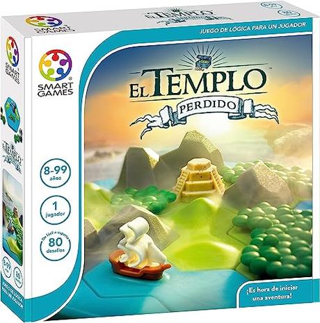Smartgames - El Templo Perdido | Juegos De Mesa Niños 8 Años | Juegos Educativos 8 Años | Rompecabezas Niños | Juegos Infantiles | Juegos De Ingenio