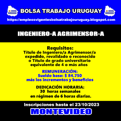 INGENIERO-A AGRIMENSOR-A INGENIERO-A AGRIMENSOR-A