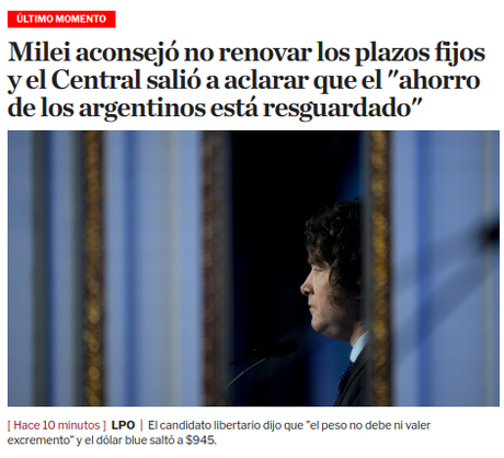 Dolarización y guerra civil en Argentina Dolarización y guerra civil en Argentina