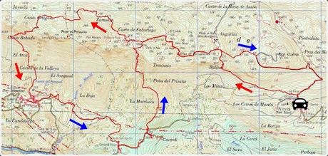 Alevia-La Escalá-Canal de las Vacas-Llonín-Cavandi-La Lizosa