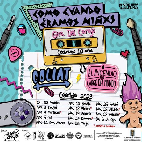 Del Carajo Producciones celebra 10 años con su gira por Colombia: ‘Como cuando éramos niñxs’ Gira Del Carajo 2