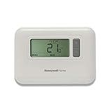 HONEYWELL Termostato T3 cableado programable 7 días de Honeywell Home T3C110AEU, Color Blanco