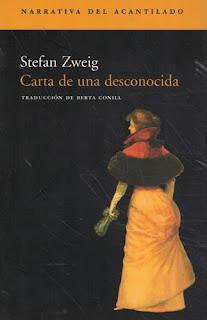 Stephan Zweig - Carta de una desconocida (reseña) Stephan Zweig - Carta de una desconocida (reseña)