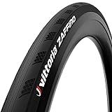 VITTORIA Cubierta Zaffiro V 25-622 / 700x25c Rigid, Unisex-Adult, Negro (Negro), Talla Única