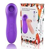 Seababy Portátil Masajeador eléctrico Ŝạtisfayęr pro 5 sùcciønadør de Clîťoris Femènịnô 7 modos masajeador,100% impermeable,masaje para relajar (120.8mm)