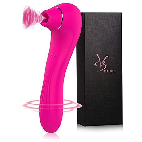 2 en 1 masajeador eléctrico Ŝạtisfacęr Ŝạtisfyęr pro 5 sùcciønadør de Clîťoris Femènịnô, 10 * 10 modos Ŝạtisfayęr Femènịnô verdạderô,Ṽiḇráḑòraḑòr Ṃújēr, 100% impermeable,masaje para relajar (C)