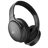 INFURTURE Auriculares con cancelación Activa de Ruido, Auriculares Inalámbricos Bluetooth Diadema, Cascos Inhalabricos Bluetooth,Graves Profundos 3D,40 h para niños, TV, Viajes, Oficina en casa