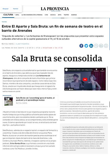 Sala Bruta se consolida, Manu Medina