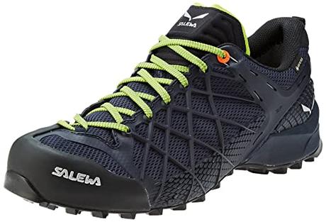SALEWA MS Wildfire GTX, Zapatillas de Senderismo Hombre, Navy Blazer Cactus, 44.5 EU