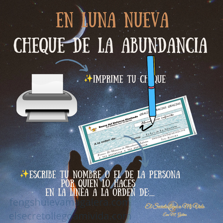 Hoy 14/10/23 Cheque de la Abundancia