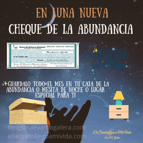Hoy 14/10/23 Cheque de la Abundancia