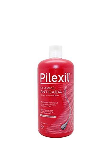PILEXIL ANTICAIDA - Champú Anticaída 900 ml, Tratamiento de Uso Frecuente, Frena la Pérdida del Cabello, Normaliza su Ciclo, Gran Eficacia, para Hombres y Mujeres