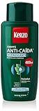 Kerzo - Champú Anticaída - Refrescante - para Cabellos Grasos en Situación de Caída, con Extrato Natural de Menta, para Hombre y Mujer, Verde, 400 Mililitros