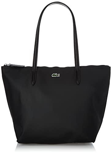 Lacoste L.12.12 Concept, Bolso Bandolera para Mujer, Negro, Talla única