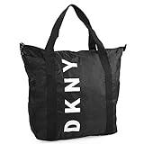 DKNY - Bolso Mujer - Bolsos Mujer de Marca [MARCA] - Bolso Mujer Mediano. Bolso Shopper Mujer. Bolsos de Mujer de Poliéster - Bolso Tote mujer DK92880, Negro
