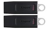 Kingston DataTraveler Exodia DTX/32GB-2P Flash Drive USB 3.2 Gen 1 - con capuchón Protector y Llavero en múltiples Colores,32 GB (Paquete de 2)