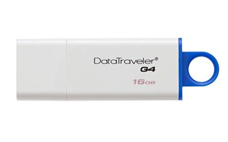 Kingston DTIG4/16GB Pendrive, 16 Gb, Blanco