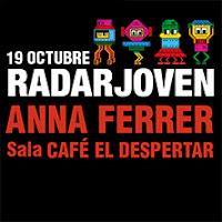 Concierto de Anna Ferrer en Café El Despertar dentro del Radar Joven