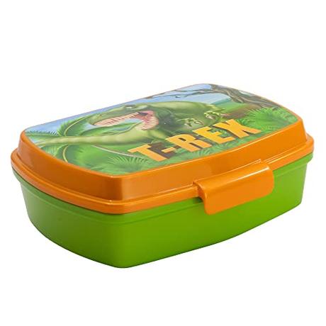 Fiambrera rectangular para el almuerzo infantil de Dinosaurios