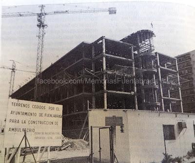 Construcción del Centro de Especialidades de El Arroyo en 1982