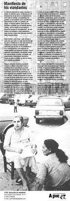 Experiencias de Anáisis Urbano y la Defensa del Peatón