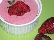 Mousse suave fresas