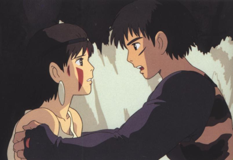 Ashitaka vence en la batalla de los chicos Ghibli