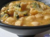 Garbanzos acelgas