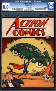 Nuevo record de venta para  Action Comic#1 ; $ 1.500.000.