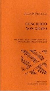 Concierto non grato, de Joaquín Piqueras