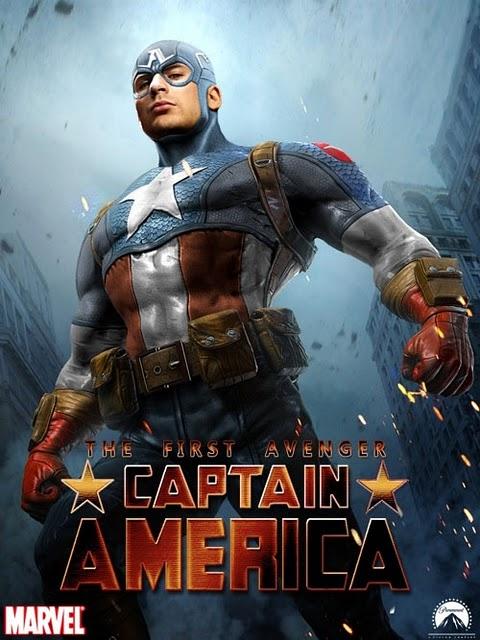 Impresionante Fan-Art de Chris Evans como El Capitán América