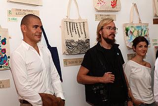 fotos inauguración Comercio Justo + Arte +  la subasta más Justa