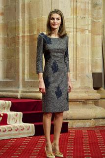 El look de Dña. Letizia en la presentación de la Fundación Príncipe de Girona en Barcelona