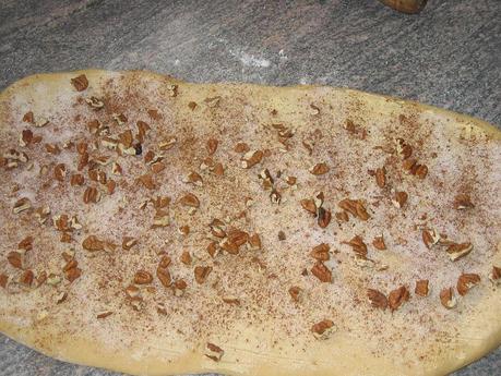 Rolls de canela y nueces - cinnamon roll