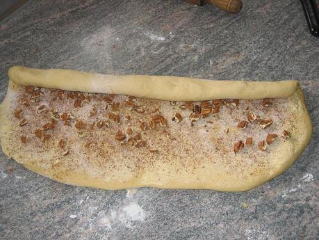 Rolls de canela y nueces - cinnamon roll