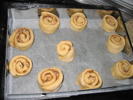 Rolls de canela y nueces - cinnamon roll
