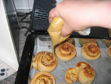 Rolls de canela y nueces - cinnamon roll