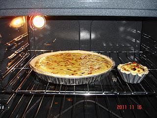 QUICHE DE VERDURAS CON TOMATITOS SECOS.