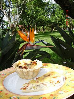 QUICHE DE VERDURAS CON TOMATITOS SECOS.