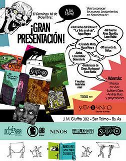 Presentación de historietas en Sótano Blanco