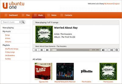 Ubuntu One estrena función: Streaming de tu musica en cualquier plataforma