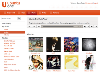 Ubuntu One estrena función: Streaming de tu musica en cualquier plataforma