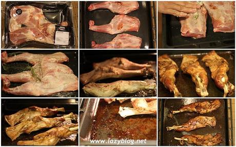 Cabrito asado. Receta navideña de paletillas al horno.