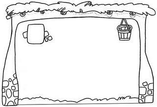 RECORTABLES DE BELENES PARA COLOREAR