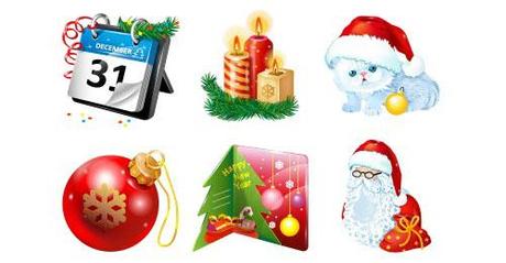 15 Sets de iconos Navideños para decorar tu sitio web o blog