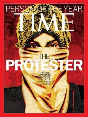 ‘El indignado’, portada de persona  del año en ‘Time’