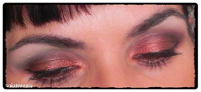 Navidad cálida: look en bronce y marrón